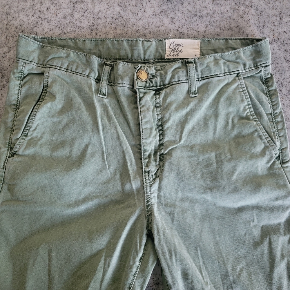 Olive Green Women Jeans